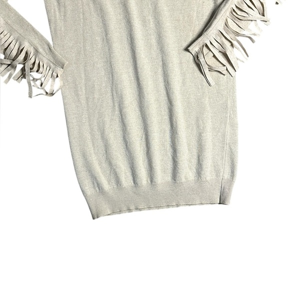 Mm6 Maison Margella Fringe Mini Dress Medium - Picture 4 of 9